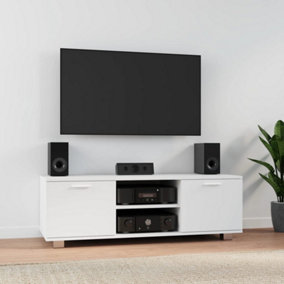 Berkfield TV Cabinet White 120x40.5x35 cm Engineered Wood