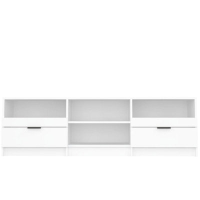 Berkfield TV Cabinet White 150x33.5x45 cm Engineered Wood