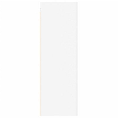 Berkfield TV Cabinet White 30.5x30x90 cm Engineered Wood
