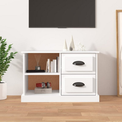 Berkfield TV Cabinet White 73x35.5x47.5 cm Engineered Wood