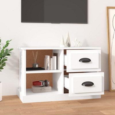 Berkfield TV Cabinet White 73x35.5x47.5 cm Engineered Wood