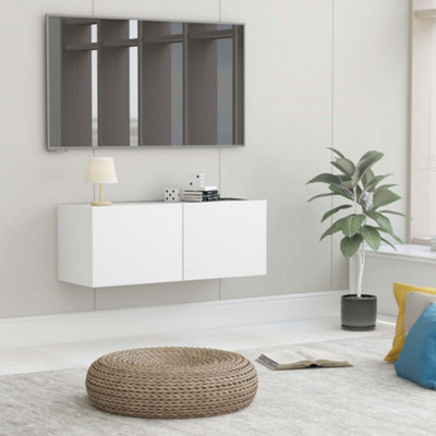 Berkfield TV Cabinet White 80x30x30 cm Engineered Wood