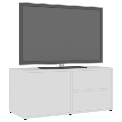 Berkfield TV Cabinet White 80x34x36 cm Engineered Wood