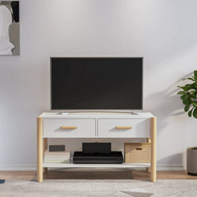 Berkfield TV Cabinet White 82x38x45 cm Engineered Wood