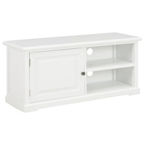 Berkfield TV Cabinet White 90x30x40 cm Wood