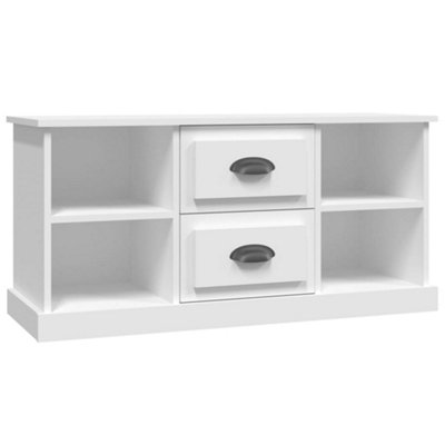 Berkfield TV Cabinet White 99.5x35.5x48 cm Engineered Wood