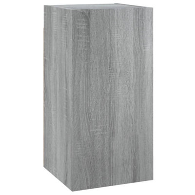 Berkfield TV Cabinets 2 pcs Grey Sonoma 30.5x30x60 cm Engineered Wood