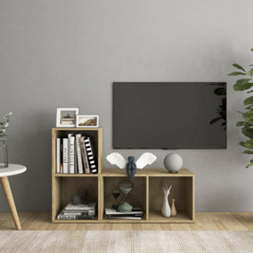 Berkfield TV Cabinets 2 pcs Sonoma Oak 72x35x36.5 cm Engineered Wood