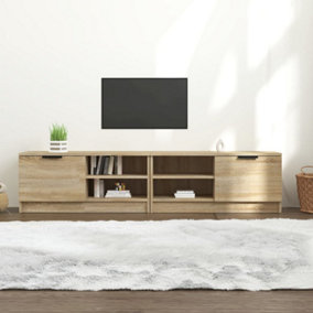 Berkfield TV Cabinets 2 pcs Sonoma Oak 80x35x36.5 cm Engineered Wood