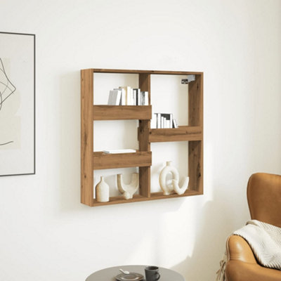 VidaXL Rolling Office Storage Cabinet - Artisian Oak | WhichOne - View #9