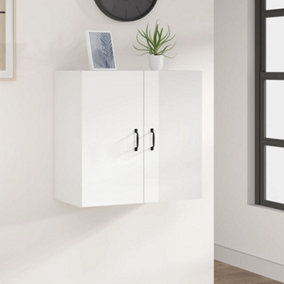 Berkfield Wall Cabinet High Gloss White 60x31x60 cm Engineered Wood