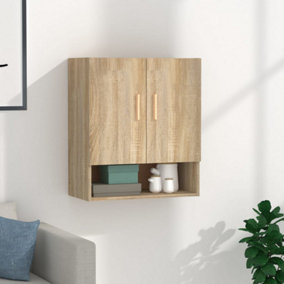 Berkfield Wall Cabinet Sonoma Oak 60x31x70 cm Engineered Wood