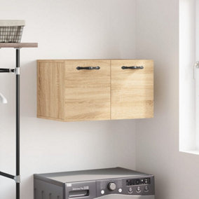 Berkfield Wall Cabinet Sonoma Oak 60x36.5x35 cm Engineered Wood