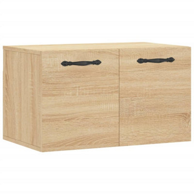 Berkfield Wall Cabinet Sonoma Oak 60x36.5x35 cm Engineered Wood