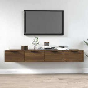 Berkfield Wall Cabinets 2 pcs Brown Oak 68x30x20 cm Engineered Wood