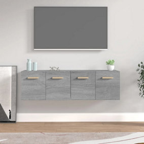 Berkfield Wall Cabinets 2 pcs Grey Sonoma 60x36.5x35 cm Engineered Wood