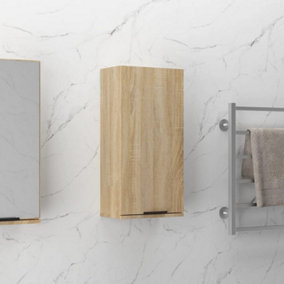 Berkfield Wall-mounted Bathroom Cabinet Sonoma Oak 32x20x67 cm