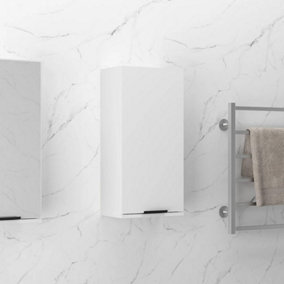 Berkfield Wall-mounted Bathroom Cabinet White 32x20x67 cm