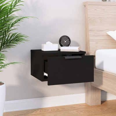 Berkfield Wall-mounted Bedside Cabinets 2 pcs Black 34x30x20 cm