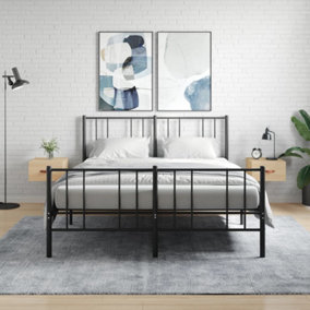Berkfield Wall-mounted Bedside Cabinets 2 pcs Sonoma Oak 35x35x20 cm