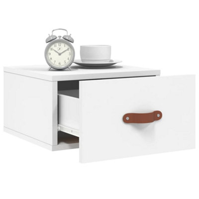 Berkfield Wall-mounted Bedside Cabinets 2 pcs White 35x35x20 cm