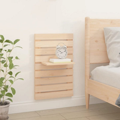 Berkfield Wall-mounted Bedside Shelves 2 pcs Solid Wood Pine