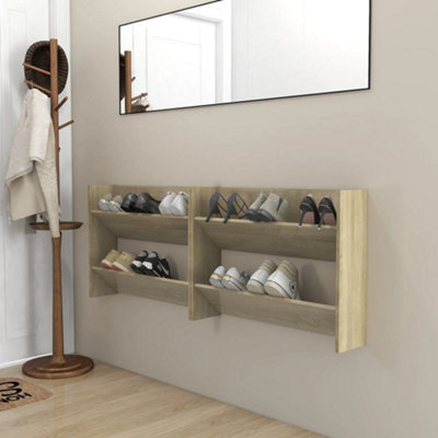 Sonoma oak shoe discount cabinet