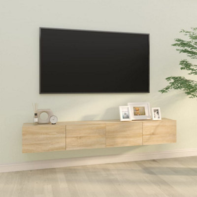 Wall mounted enclosed on sale tv cabinet