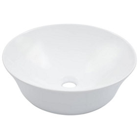 Berkfield Wash Basin 41x12.5 cm Ceramic White