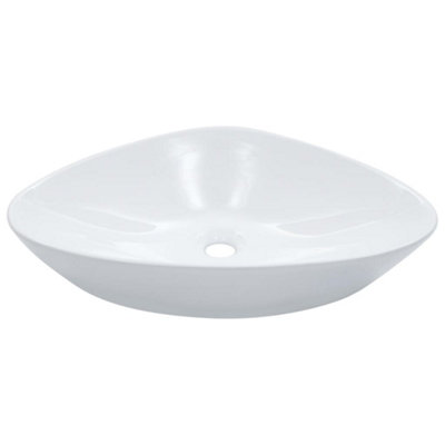 Berkfield Wash Basin 58.5x39x14 cm Ceramic White