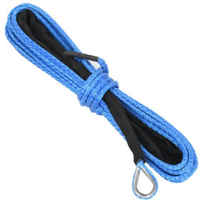 Berkfield Winch Rope Blue 5 mm x 9 m