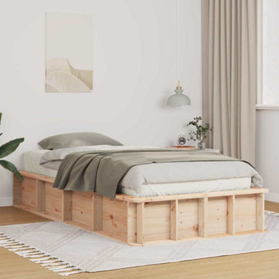 Berkfield with Storage Brown 90 x 190 cm Wood