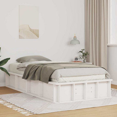 Berkfield with Storage White 90 x 200 cm Composite wood