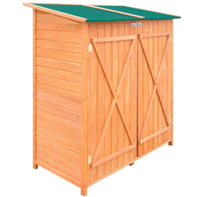 Berkfield Wooden Shed Garden Tool Shed Storage Room Large