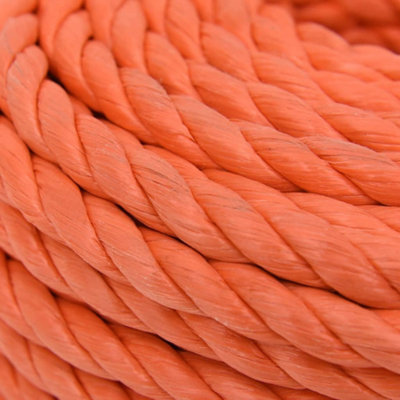 Berkfield Work Rope Orange 20 mm 100 m Polypropylene