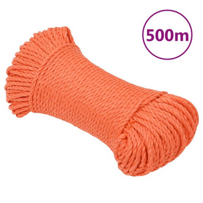 Berkfield Work Rope Orange 3 mm 500 m Polypropylene