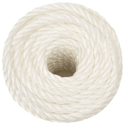Berkfield Work Rope White 12 mm 25 m Polypropylene