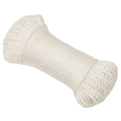 Berkfield Work Rope White 6 mm 250 m Polypropylene