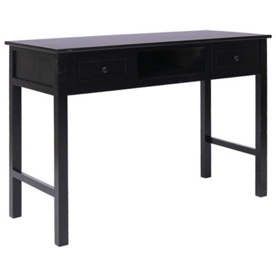 Large black deals writing desk