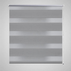 Berkfield Zebra Blind 100 x 175 cm Grey