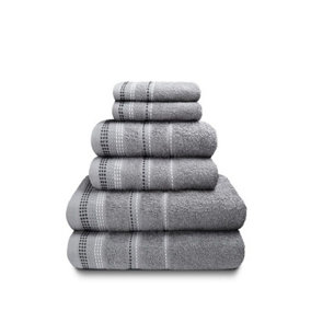 Berkley 6 Piece Towel Bale Silver