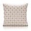 Berkley Luxury Geometric Chenille Cushion Cream 55cm x 55cm