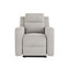 BERLIN 1 SEATER FABRIC MANUAL RECLINER CHAIR CHARCOAL