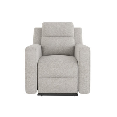Berlin 1 Seater Fabric Manual Recliner Chair Charcoal