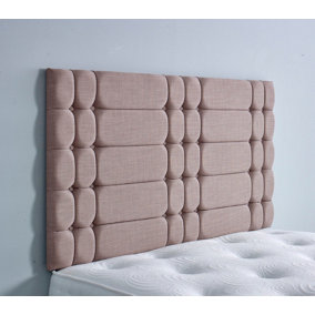 Berlin Turin 4ft Small Double 36" Headboard - Beige