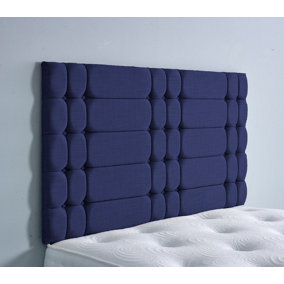 Berlin Turin 4ft Small Double 36" Headboard - Blue