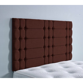 Berlin Turin 6ft Super King 36" Headboard - Brown