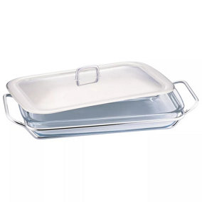 Berlinger Haus 2.4L Stainless Steel Silver Rectangle Food Warmer Without Candle