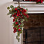 Berries and Baubles Pre-Lit Christmas Decoration Swag