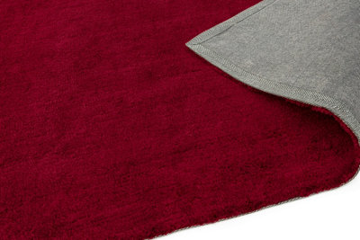 Berry Plain Modern Easy to clean Rug for Bedroom & Living Room-200cm X ...